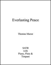 Everlasting Peace SATB choral sheet music cover